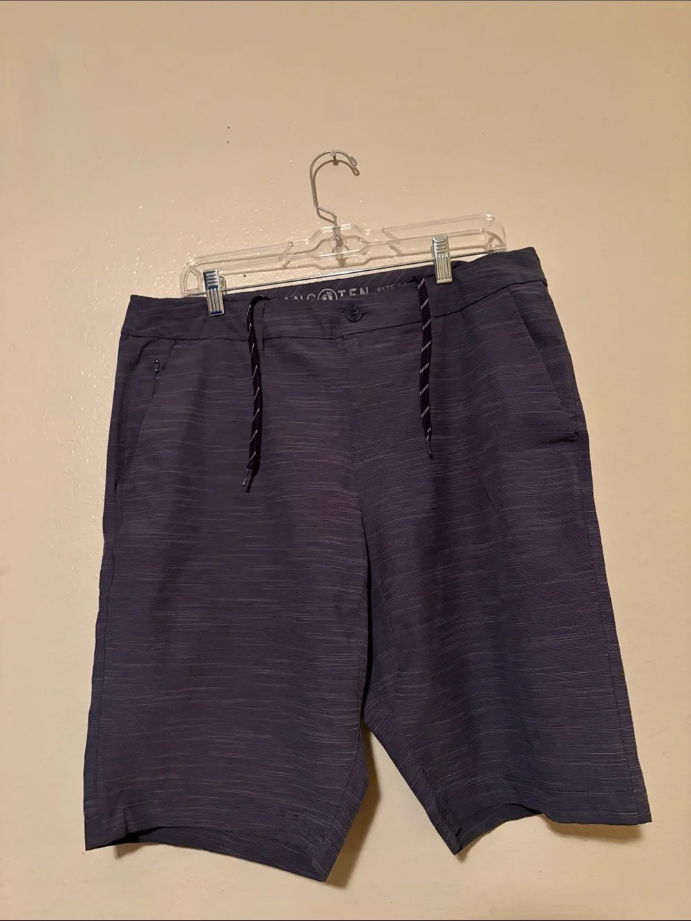 Hang Ten Men's Flat Front Shorts in Grey